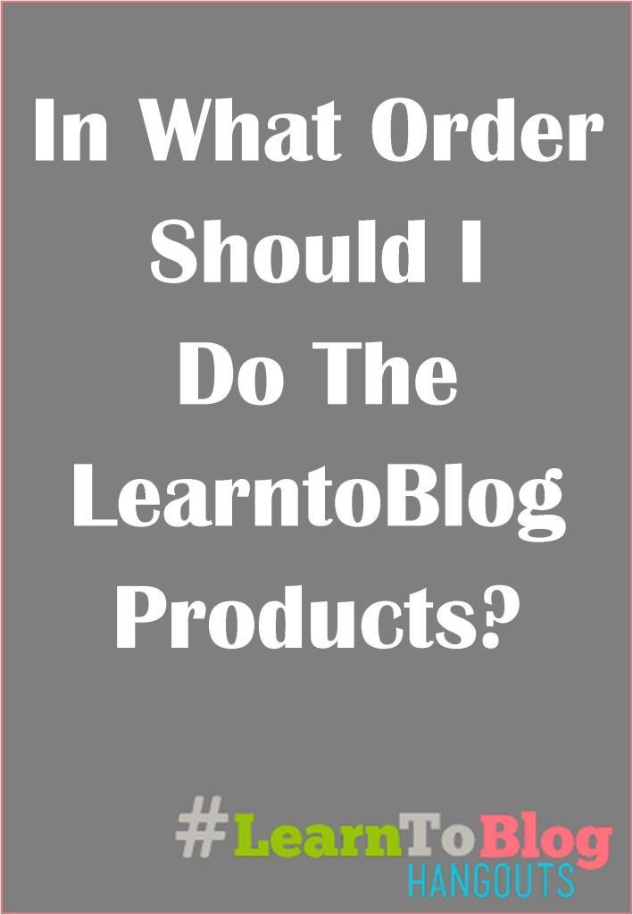Learntoblog product order